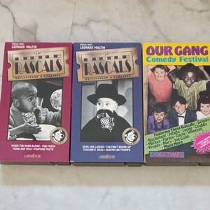 The Rascals and Our Gang Comedy Festival VHS Movies